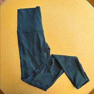 Lululemon Dark Green Blue Leggings